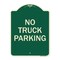 Signmission No Parking No Truck Parking Heavy-Gauge Aluminum Architectural Sign, 24" x 18", G-1824-23661 A-DES-G-1824-23661 - alternate 1